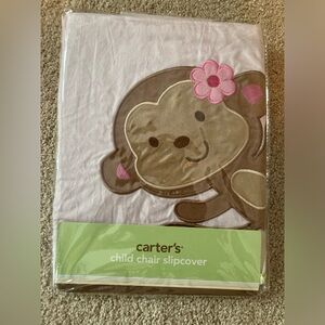 Child chair slipcover. Never used. Carters. Jungle theme. Super soft.